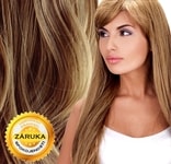 100% Evropské vlasy VIRGIN pro metodu keratin, světle hnědá 20,25, 30, 35, 40, 45, 50, 55, 60, 65 cm + nově 70cm
