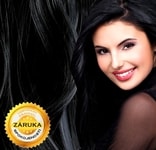 100% Evropské vlasy VIRGIN pro metodu MICRO RING, černé 20, 25, 30, 35, 40, 45, 50, 55, 60, 65 cm + nově 70