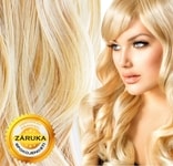 100% Evropské vlasy VIRGIN pro metodu MICRO RING, Blond 20, 25, 30, 35, 40, 45, 50, 55, 60, 65 cm + nově 70cm