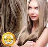 100% Evropské vlasy VIRGIN pro metodu MICRO RING, tmavá Blond 20, 25, 30, 35, 40, 45, 50, 55, 60, 65 cm + nově 70cm